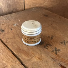 Vintage VICO Iodine Ointment Salve Milk Glass Jar Paper Label FREE Chemical Co picture