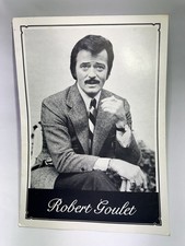 Vintage 1982 Robert Goulet Dunes Hotel & Country Club Las Vegas Menu Ephemera ￼ picture