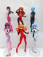 Evangelion Gasha Portraits Figure Lot of 6 Collectible 15+ picture