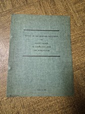 1939 Report On Proposed Treatment OK NY Rikers Island And Worlds Fair Rare picture