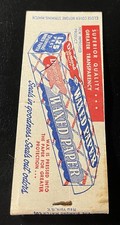 Diamond Waxed Paper Matchbook Cover- Advertising - No Matches c1930s-1940s picture