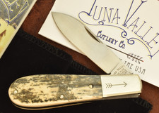 RARE Tuna Valley Cutlery Co. Old Man Norman Premium Heavy Barlow knife (32374) picture