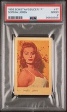 1958 DUTCH GUM P SET 17 SOPHIA LOREN PSA 2 picture
