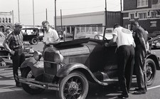 sl47 Negative 1960's Waco Texas  Model A Roadster Classic Car 326a picture