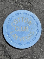 1953 VINTAGE CASINO CHIP $10 COTTON CLUB LAS VEGAS Poker Old memorabilia Coin picture