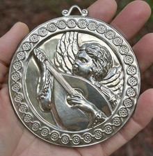 1993 Gorham Archive Collection, “Angel With Mandolin” Sterling Ornament picture