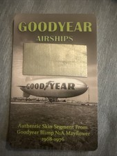 1968-1976 Authentic Skin Segment From Goodyear Blimp N1A Mayflower 🔥 picture