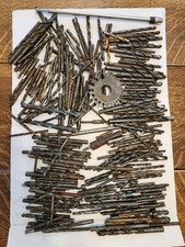 Vintage Lot Of Drill Bits + Made In USA Tools ~ Huge Lot of 220+ ~ over 10 lbs picture