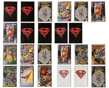 Death of Superman 23pc Lot #75 Black White Polybags Doomsday Funeral DC 1992-93 picture