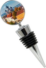 Tallinn Estonia Wine Bottle Stopper in Gift Box Souvenir picture