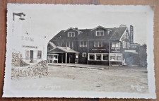Depoe Bay Oregon Spouting Horn Inn 1937 Christian Real Photo Postcard RPPC picture