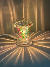 Colorful Glass Electric Candle Wax Warmer Accent Lamp Night Light picture