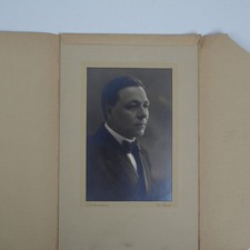Antique B&W Photograph Portrait Distinguished Gentleman Man picture