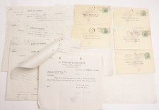 1934 Lamson Goodnow M Taylor Co Philadelphia PA Post Card Stamps Ephemera L182J picture
