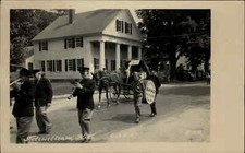Fitzwilliam NH Parade Band 1947 Real Photo Postcard picture