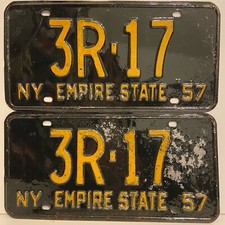 1957~Pair~Authentic~Vintage~1957 New York NY USA 12