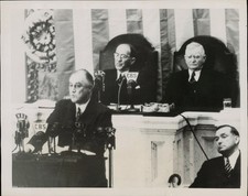 1939 Press Photo President Franklin Roosevelt  Annual Message to Congress picture