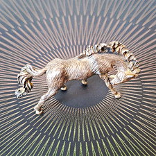 Vintage Sorini Pietro 925 Sterling Silver Stallion 29.3g Hallmarked picture