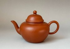 Vermilion Mud Tea Pot 150cc Sencha Teaware Used Ming/Qing Dynasty Rare picture