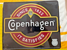 Copenhagen Snuff Metal 14 1/2 x 17 Authentic - Not Perfect  - NP#1 picture