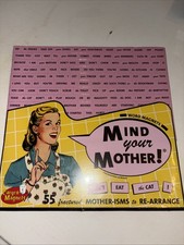 Mind Your Mother Caryco 1999 Word-Refrigerator Magnets 55 Rearrangeable Momisms picture