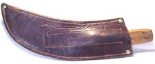 Early J. RUSSELL & CO. GREEN RIVER WORKS SKINNING KNIFE & Sheath picture