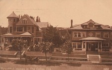 POSTCARD BEAUTIFUL HOMES IN THE DALLES OREGON - 1915 picture