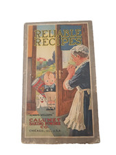 Calumet Baking Powder Reliable Recipes Cookbook PB w/ Calumet Kid and Dog 1969 picture