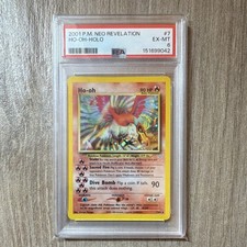 Pokemon Ho-oh Holo Neo Revelation 2001 PSA 6 EX-MT English picture