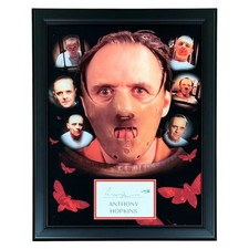 Anthony Hopkins Autographed Silence Of The Lambs Dr. Hannibal Lecter 14x18 Delux picture