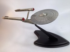Vintage 1988 Franklin Mint Star Trek USS Enterprise NCC-1701 Pewter Model FREE S picture