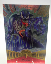 Fleer 1995 Marvel Metal Venom Insert Non-Sport Trading Card #80 Metal picture