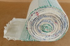 Vintage Textile Homespun Antique Fabric Tissue Handwoven Weave 14 yrd Early 20th picture