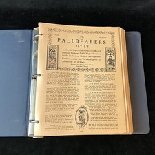 41 “PALLBEARERS REVIEW” Magic Newsletter Karl Fulves Magazines 1972-75 Lot picture
