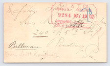 1902 Samuel Sloan Jr Farmers Loan Trust Postal Card Reading PA NYC Citibank picture