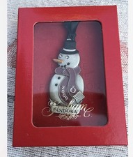 PANDORA 2009 Christmas Ornament - 2nd in Series Limited Edition SNOWMAN picture