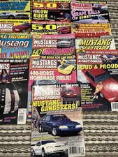 1990s Mustang Ford Magazine Lot of 13 Fast Fords 5.0 Trader Collector Vintage 90 picture
