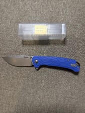Maratac CountyComm Topo-Trekker D2 Pocket Knife - Blue G10 Handle picture