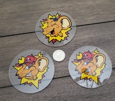 Bally 3pc Vintage Pinball Keyfobs Acrylic Promotional picture