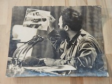 CUBA CUBAN FIDEL CASTRO ANNOUNCING CHE GUEVARA DIED 1967 KORDA ORIG Photo XXL picture