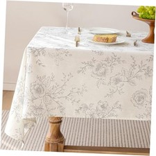 Floral Linen Table Cloth 55 x 84 84