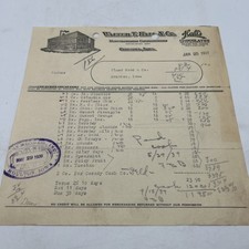 Vintage 1939 Walter T. Hall & Co. Halls Chocolates picture