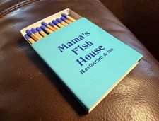 Mama’s Fish House Restaurant & Inn, Maui, Hawaii, Full Unstruck Matchbox picture