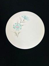Taylor Smith TST Boutonniere Ever Yours 6” Ceramic Trivet Blue Flower RARE picture