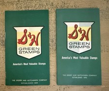 Vintage S & H Green Stamps Books 1961 1962 No Stamps Sperry And Hutchinson picture