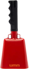10 Inch Steel Cowbell with Handle Cheering Bell for Sports Events Large Solid picture