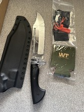 Work Tuff Gear PWB-9 Bowie Knife SK85 Black G10 Satin Finish SK-85 picture