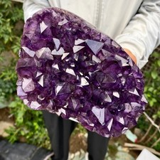 2.7LB Natural Amethyst cluster quartz crystal Raw specimen Healing picture