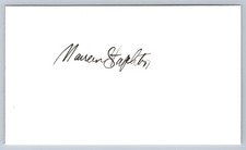 Maureen Stapleton Autograph Signed Card Actress Vintage picture