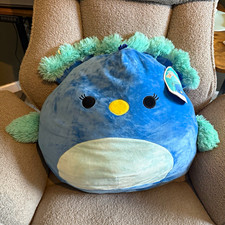 Priscilla the Blue Peacock Squishmellow 16 inch picture